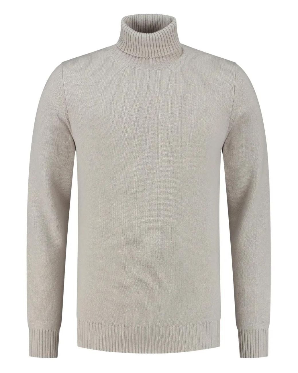 Jersey Con Cuello Alto Doriani de hombre de color Gray