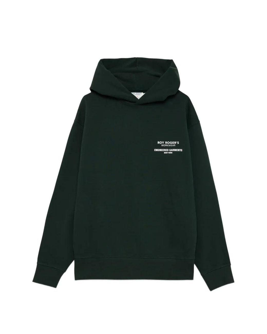 Roy Rogers Green X Engineered Garments Graphic-Print Cotton Hoodie for men