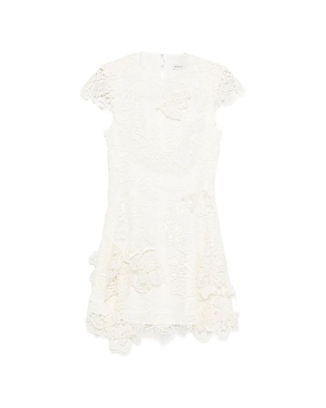 Jonathan Simkhai White Novelle Lace Mini Dress