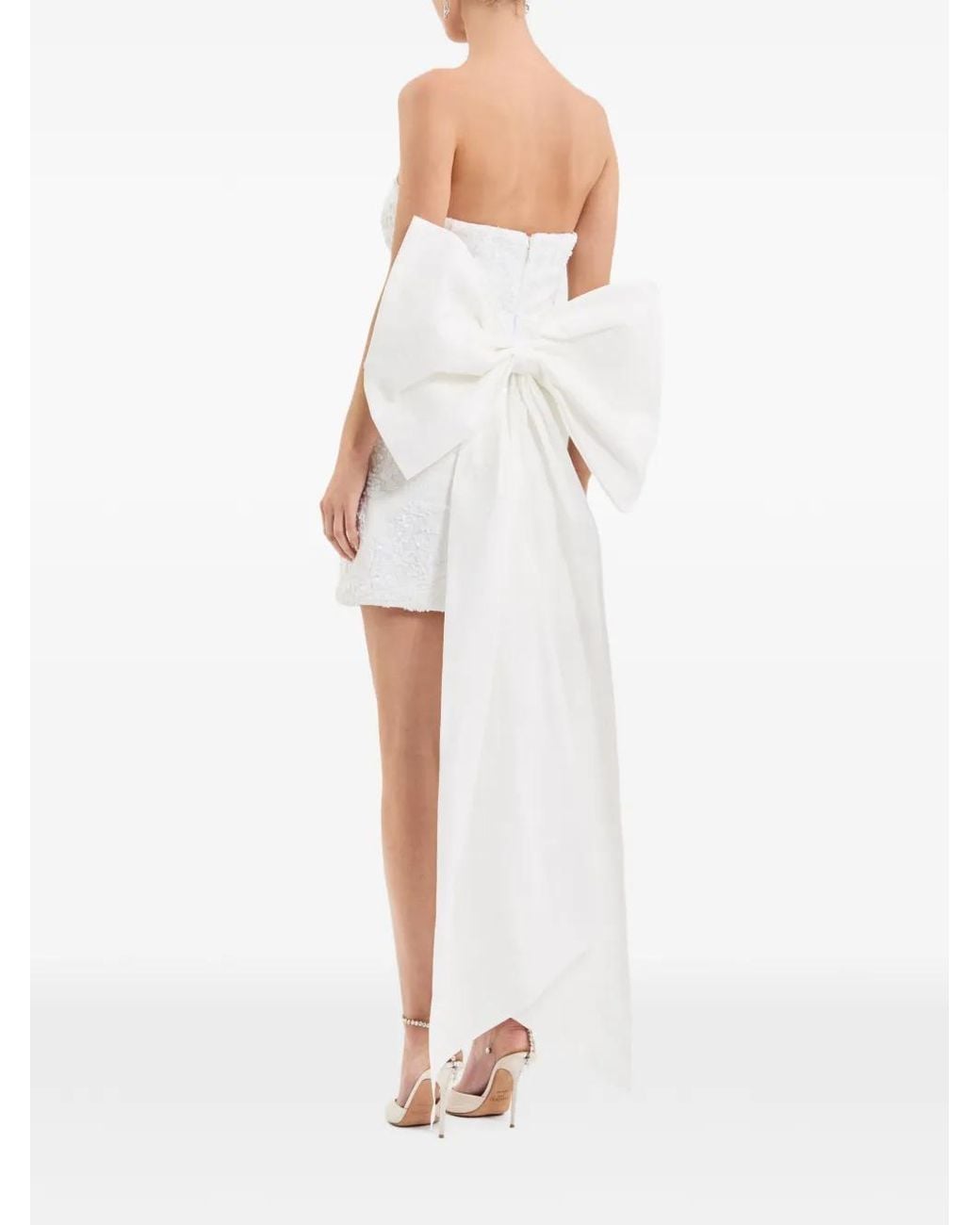 Rebecca Vallance White Medici Mini Dress