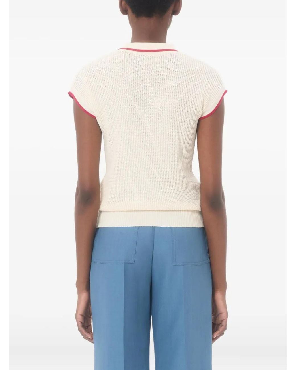 Valentino Garavani Pink Cotton Top