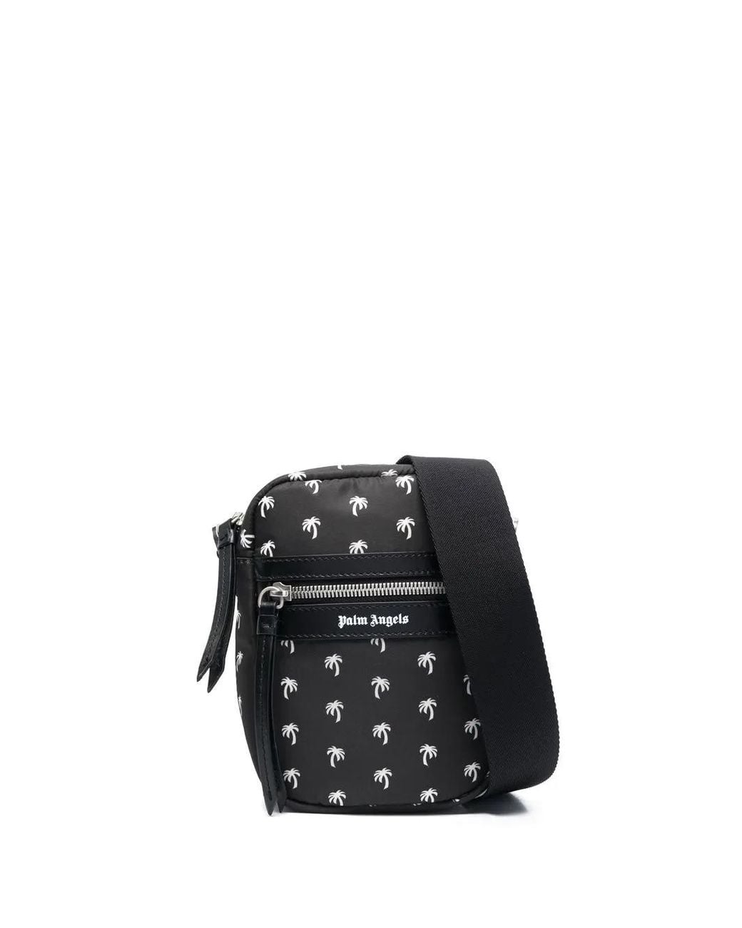 Palm Angels Black Mini Palms Crossbody Bag for men