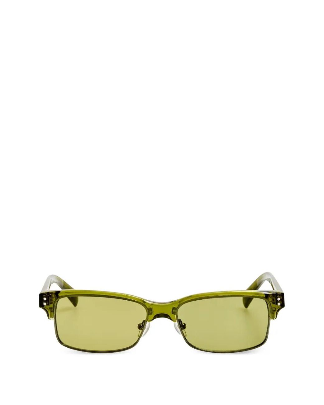 Jacquemus Green Rectangle Sunglasses