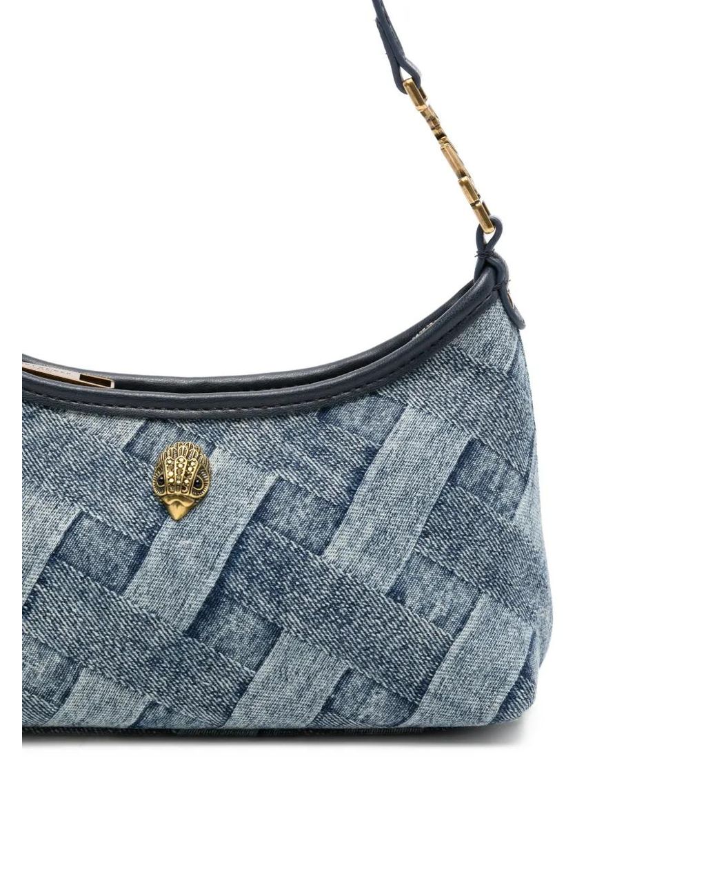 Kurt Geiger Blue Kurt Sling Denim Shoulder Bag