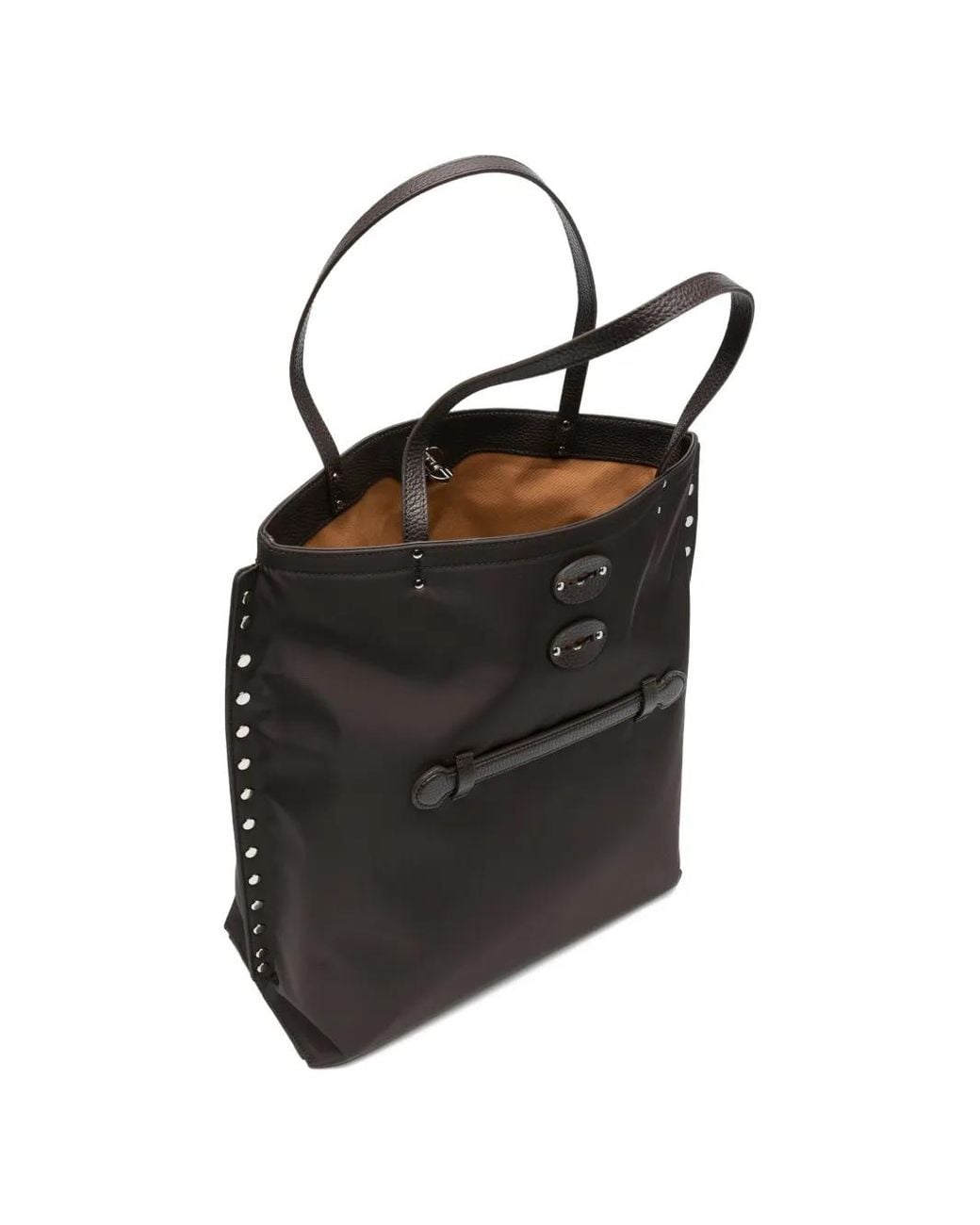 Zanellato Black Medium A'Spasso Tote Bag
