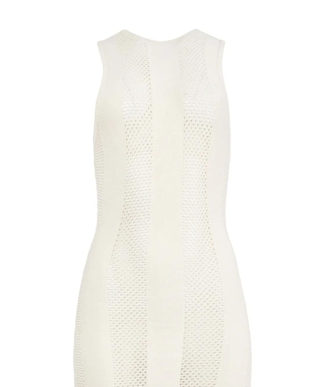 Fleur du Mal White Simone Dress