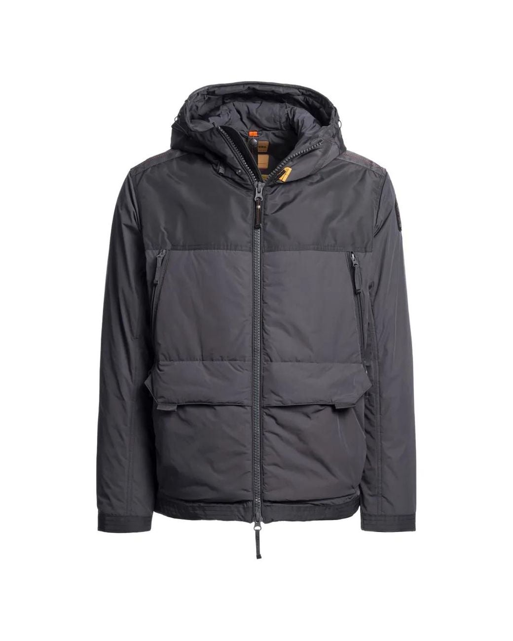 Parajumpers Gray Hinton Hooded Jacket for men
