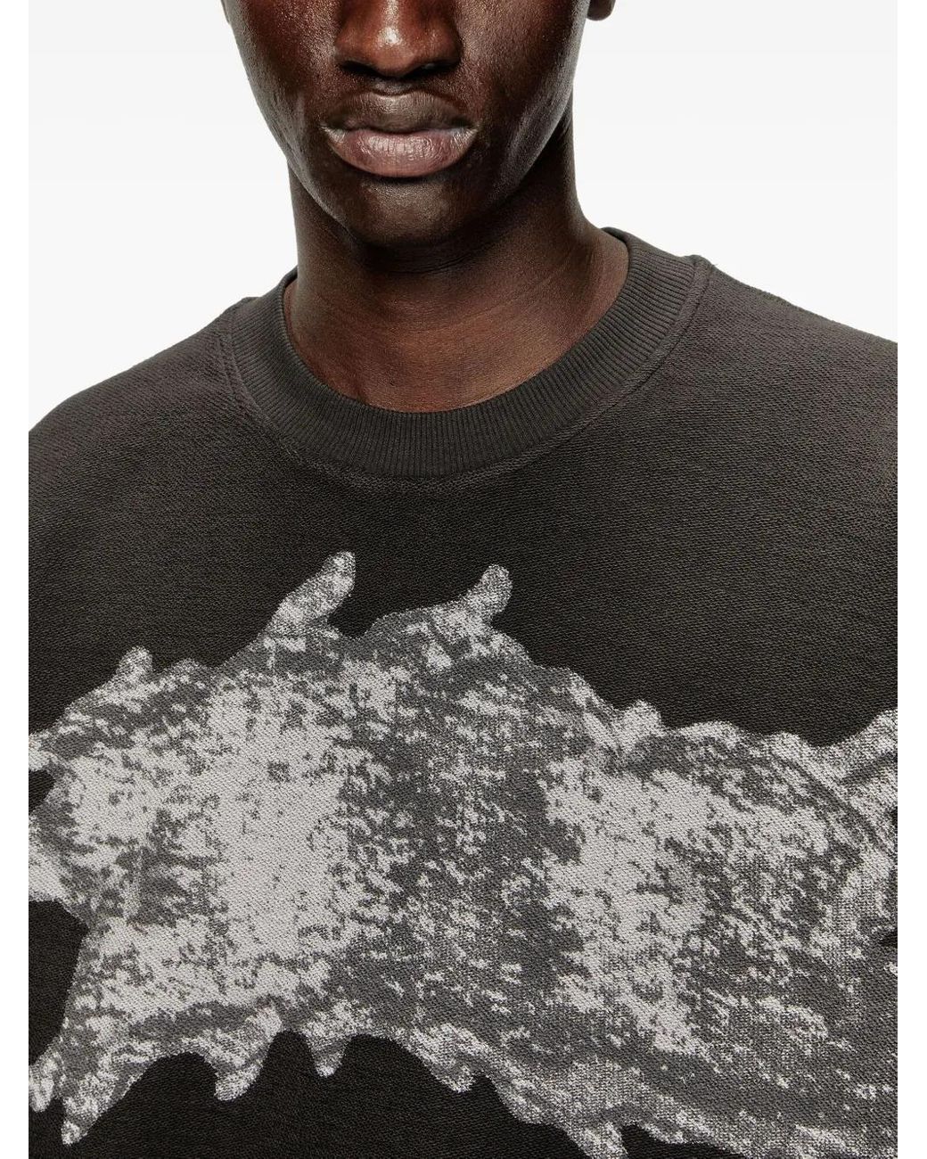 Sweat À Imprimé Graffiti DIESEL pour homme en coloris Noir