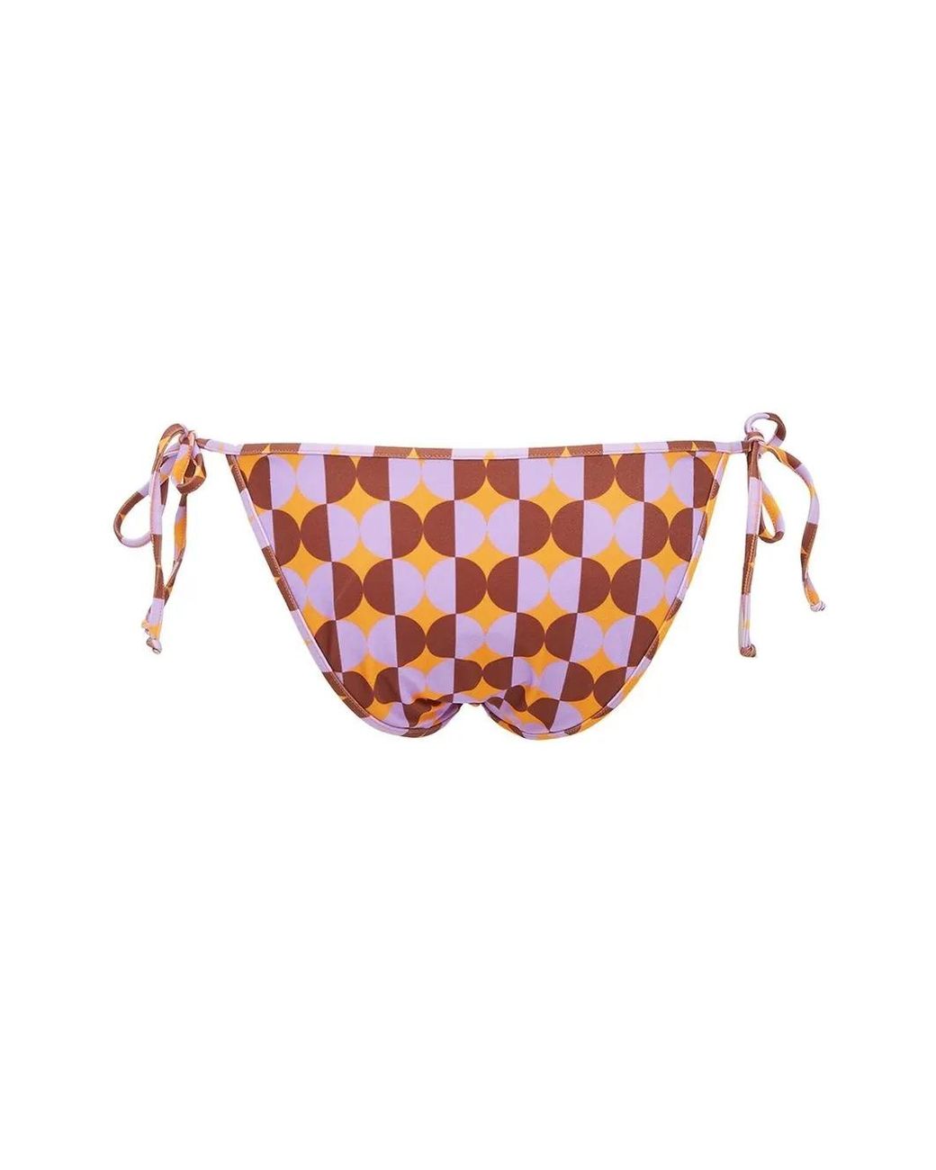 LaDoubleJ Red Bas De Bikini À Bonnets Triangles