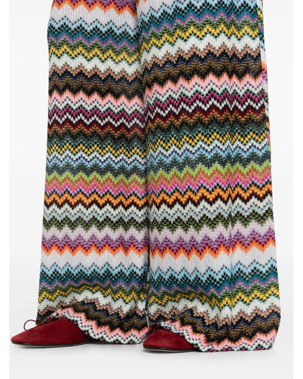 Missoni White Chevron Trousers