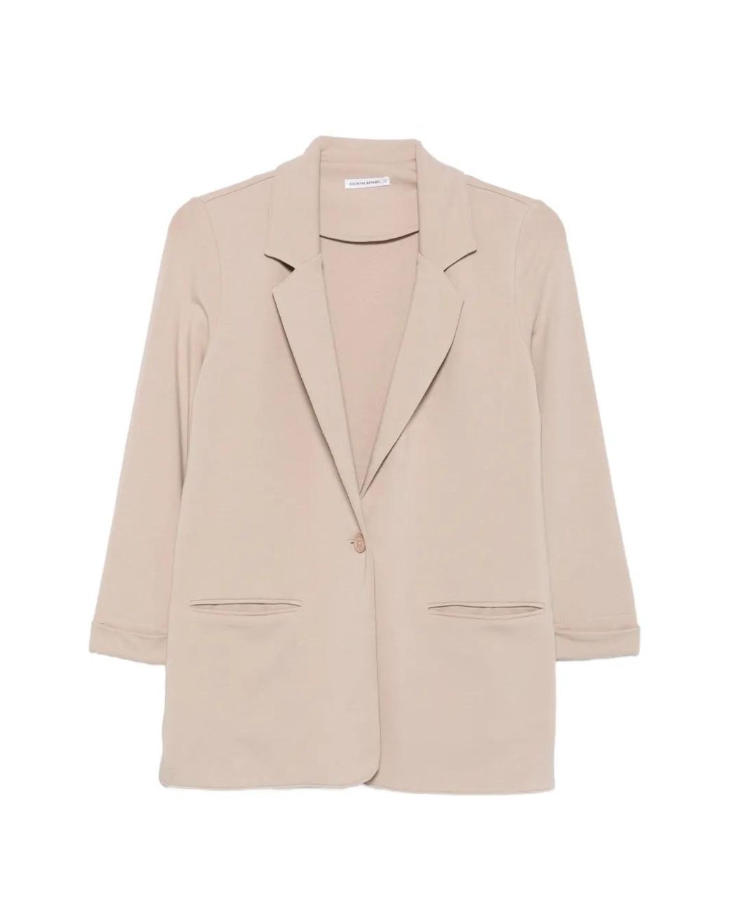 ANONYM APPAREL Natural Leonie Single-Breasted Blazer