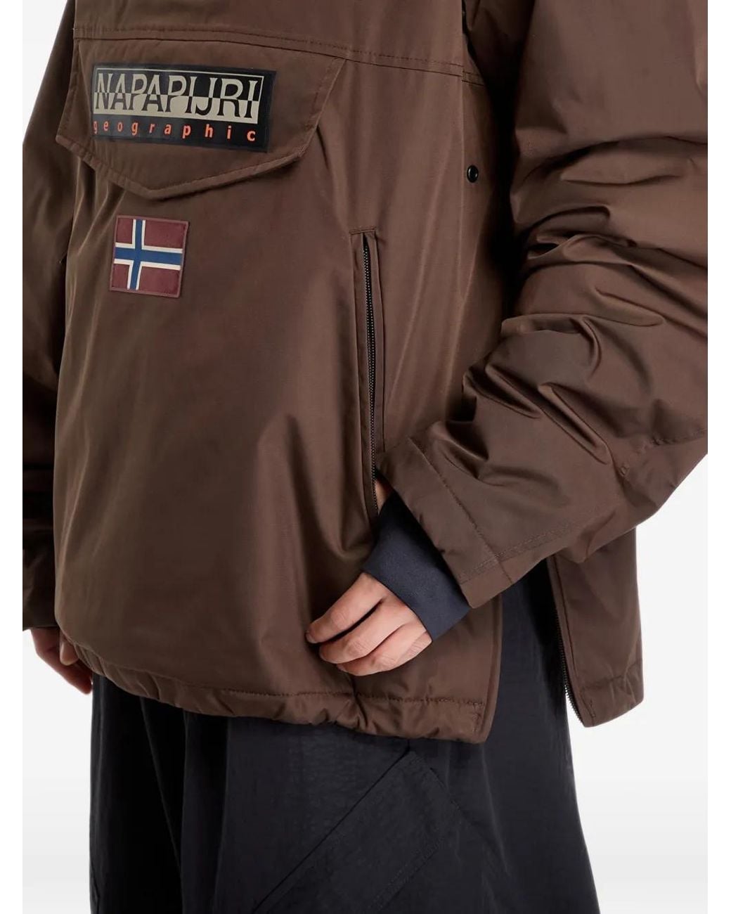 Napapijri Brown Rainforest Next Jacket