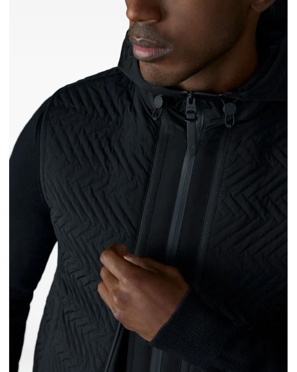 Mackage Black Barrett Hooded Jacket for men
