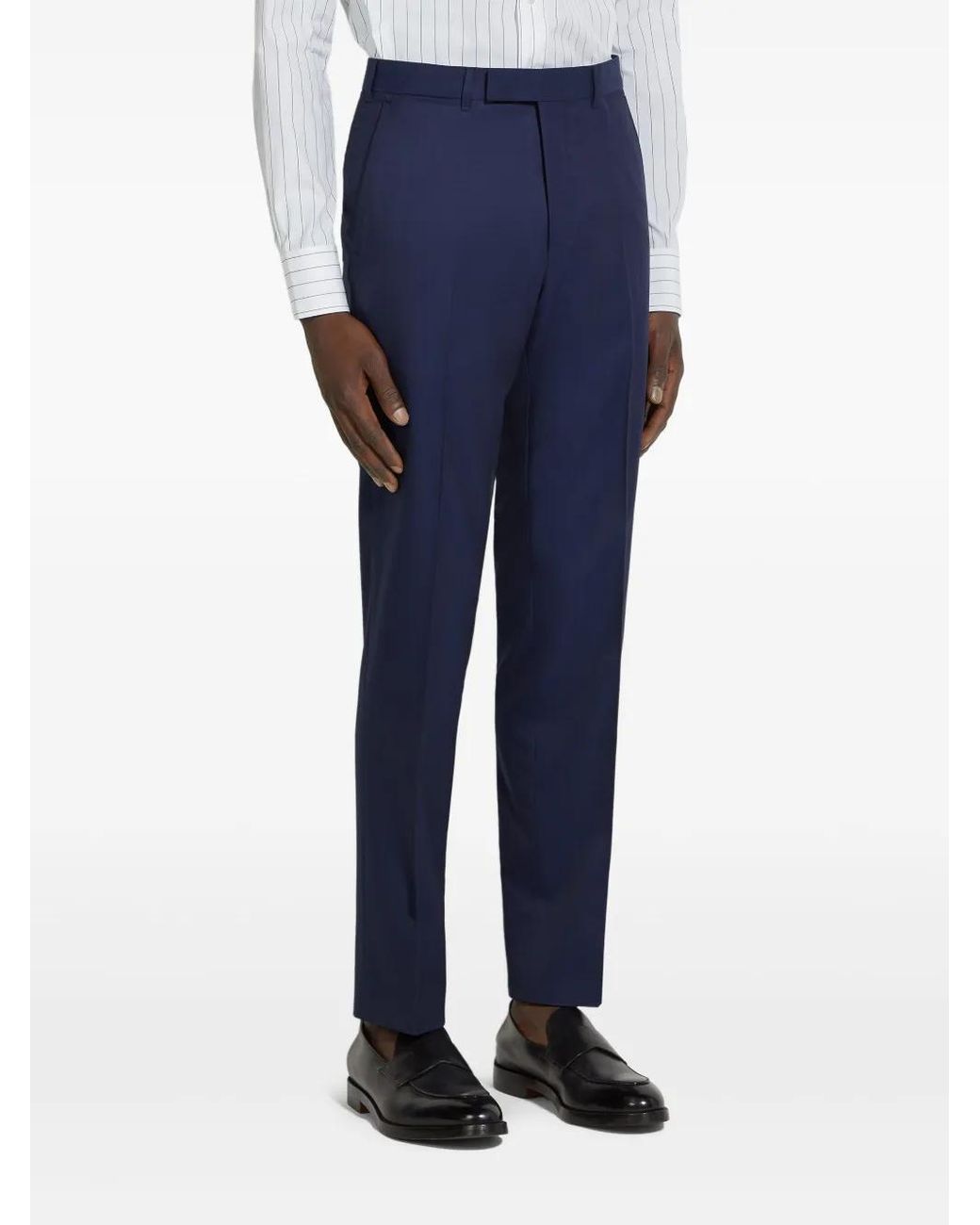 Zegna Blue Centoventimila Wool Suit for men