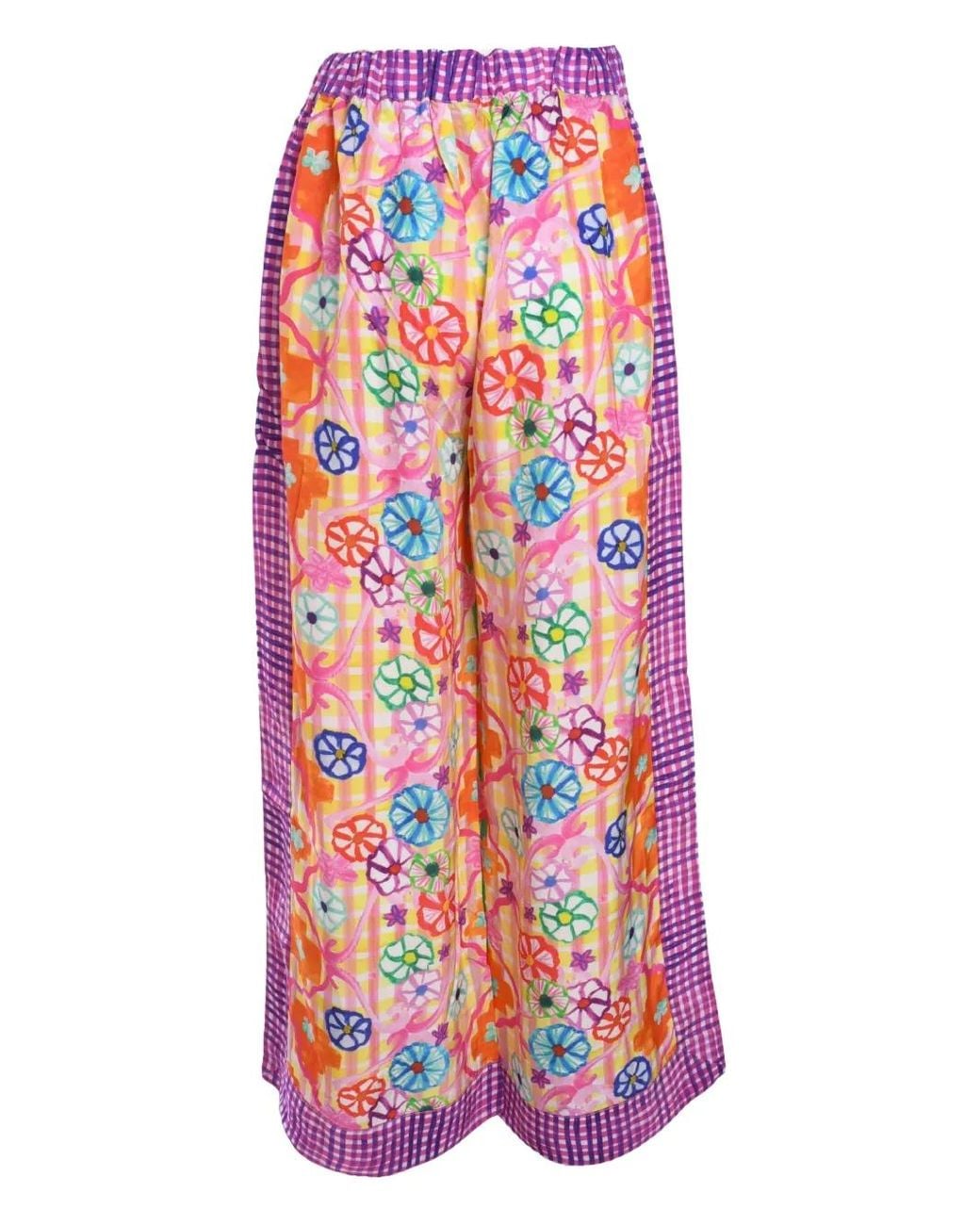 Celiab White Yatri Trousers