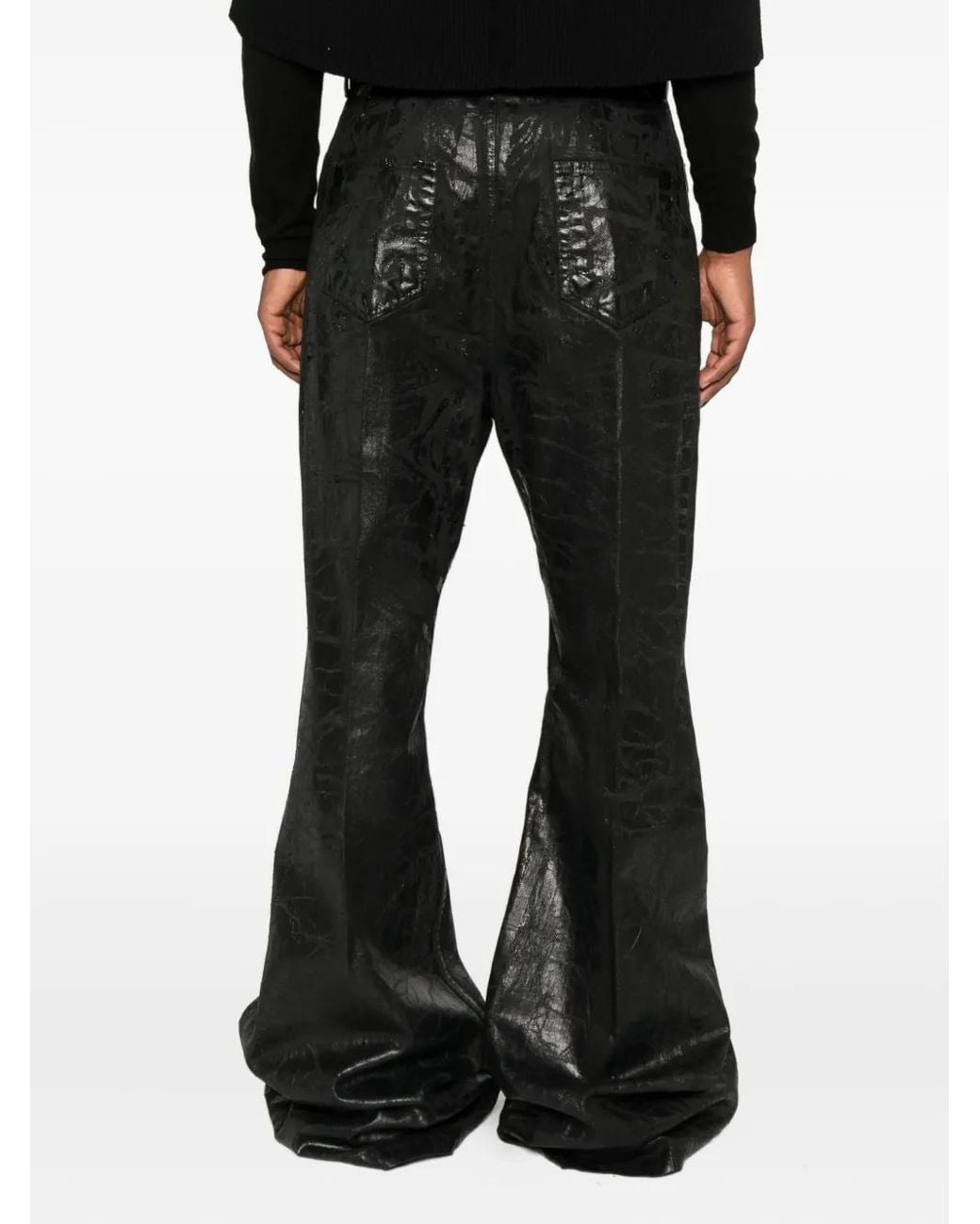 Rick Owens Black Knitted Skirt for men