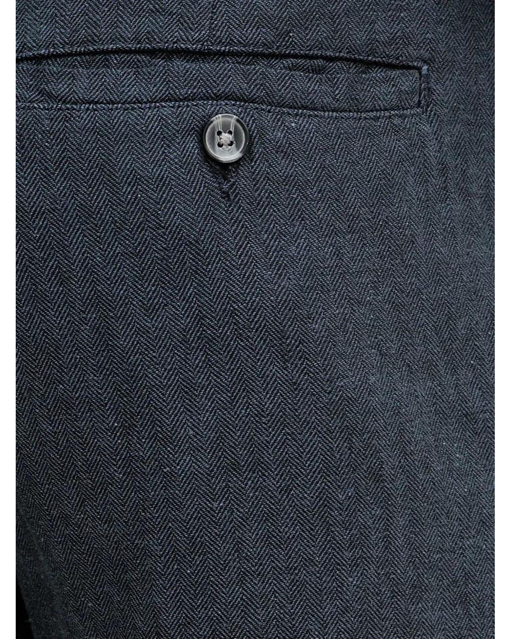 Lindbergh Blue Drawstring Shorts for men