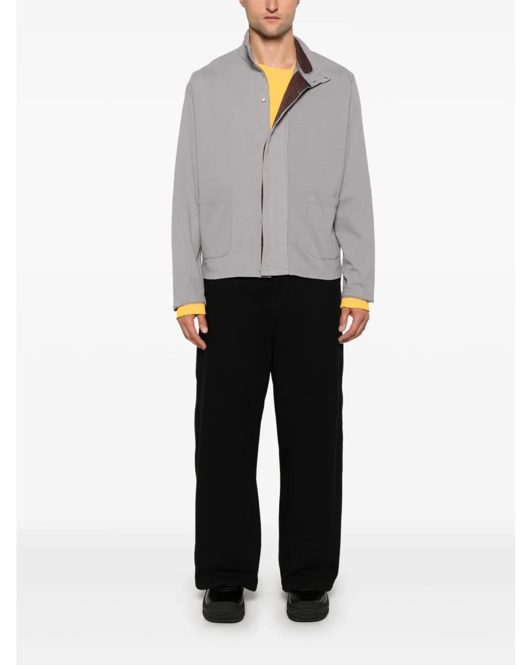 Kiko Kostadinov X Levi's Jersey Cardigan in Gray for Men | Lyst