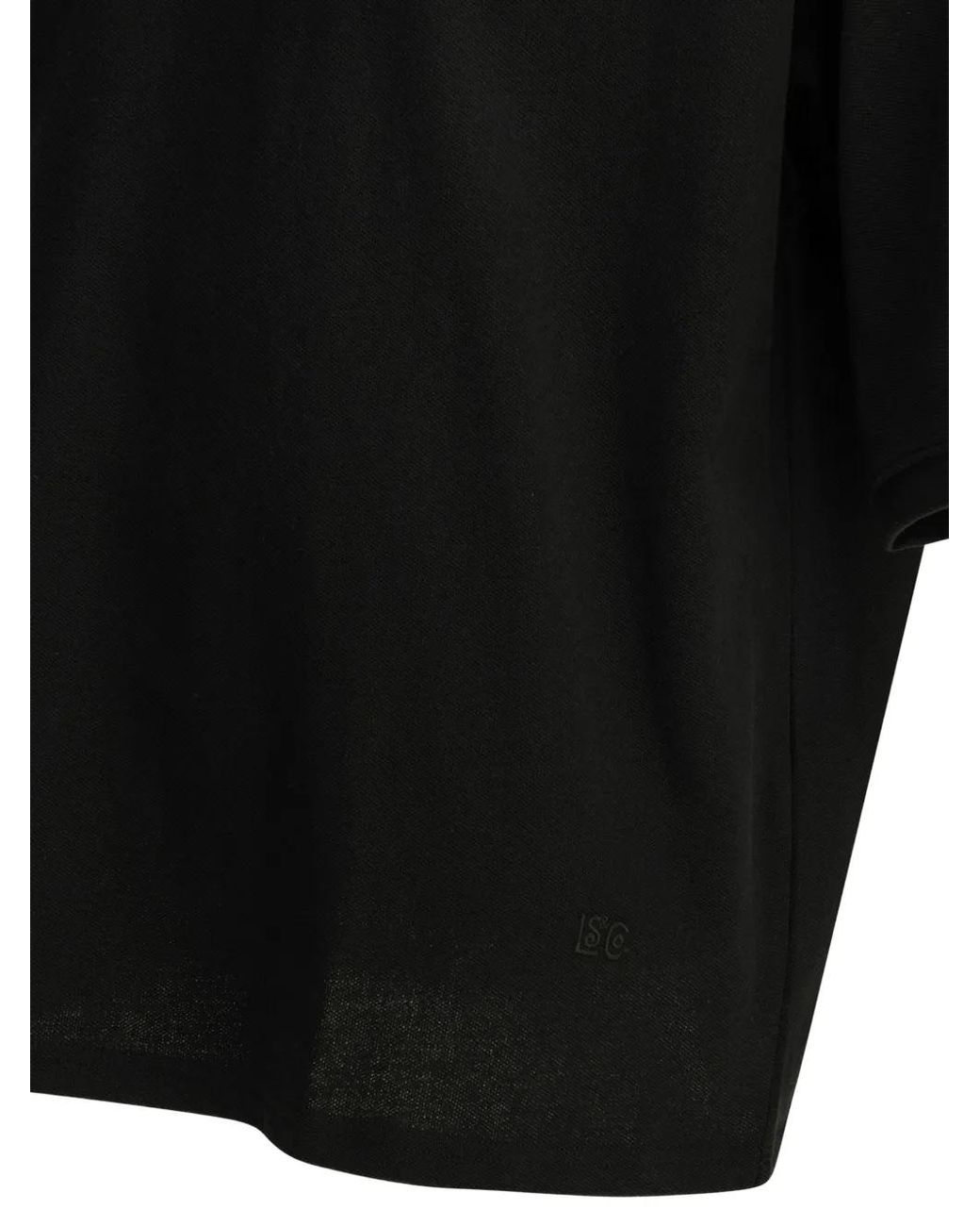 Levi's Black Logo-Embroidered Polo Shirt for men