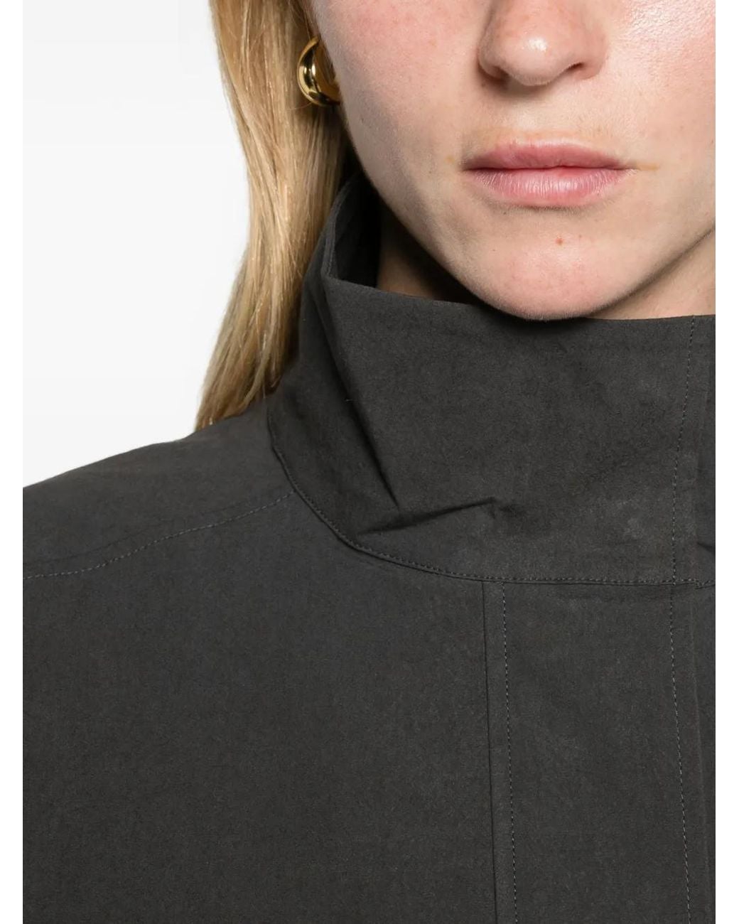 St. Agni Black Technical Cotton Carpenter Jacket