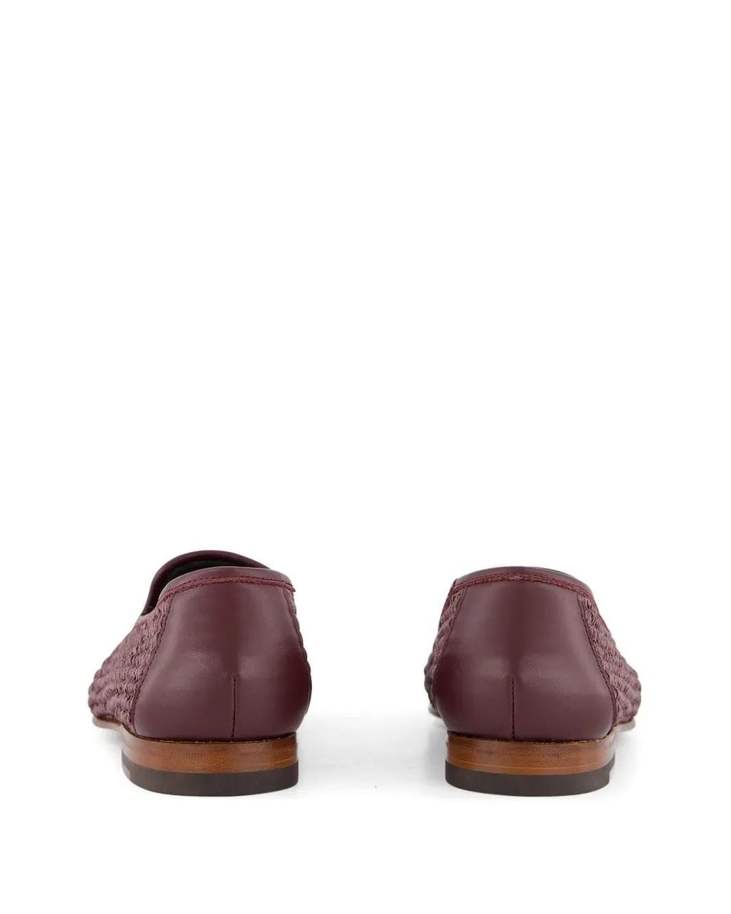 Manolo Blahnik Brown Raffia Loafers for men
