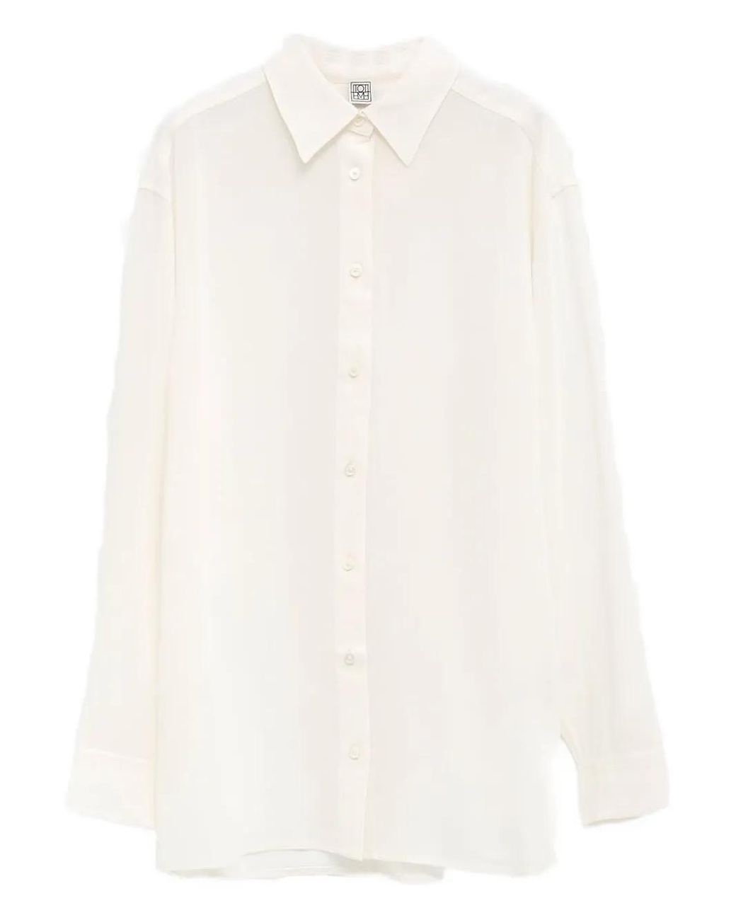 Totême White Classic Collar Shirt