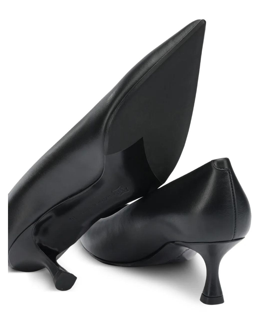 Sergio Levantesi Black Pumps Mit Spitzer Kappe