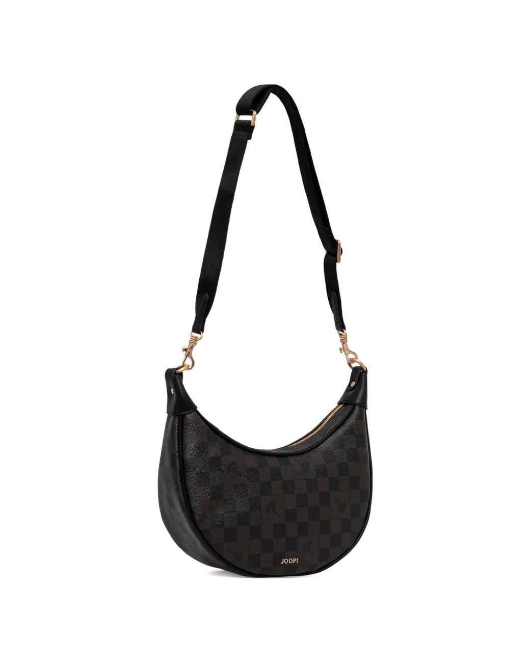 Joop! Black Checked Shoulder Bag