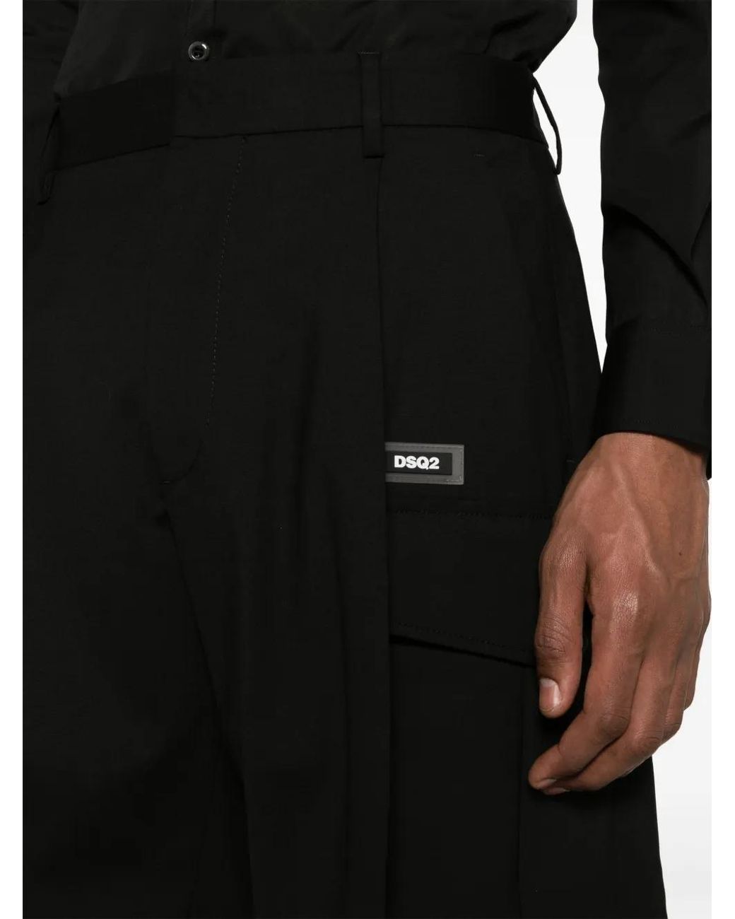 DSquared² Black Pants for men