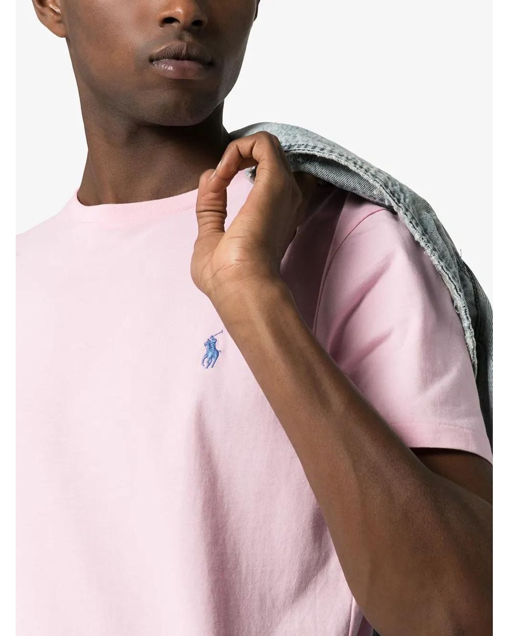 Polo Ralph Lauren Pink Logo T-shirt for men