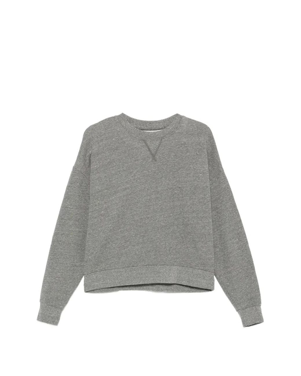 Nili Lotan Gray Gladys Crew Neck Sweatshirt