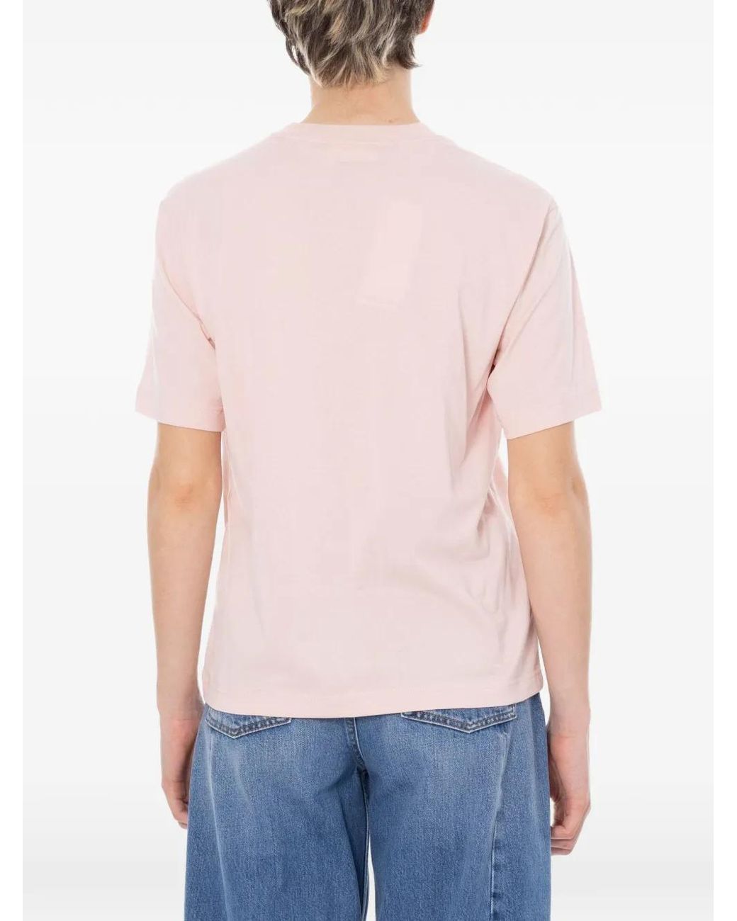 Lacoste Blue T-Shirt À Patch Logo