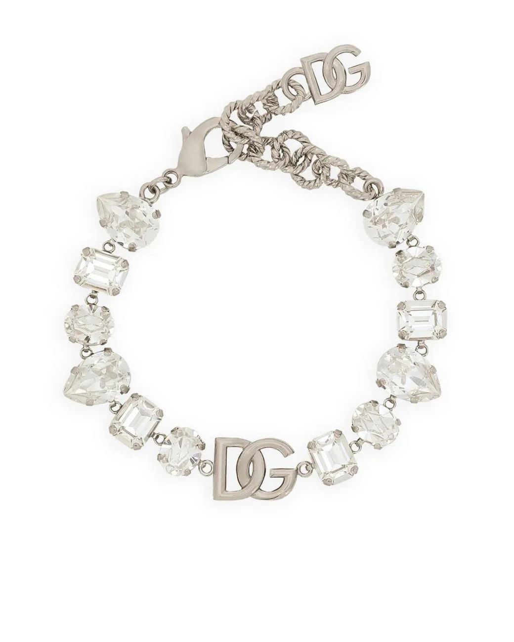 Dolce & Gabbana White Crystal Bracelet