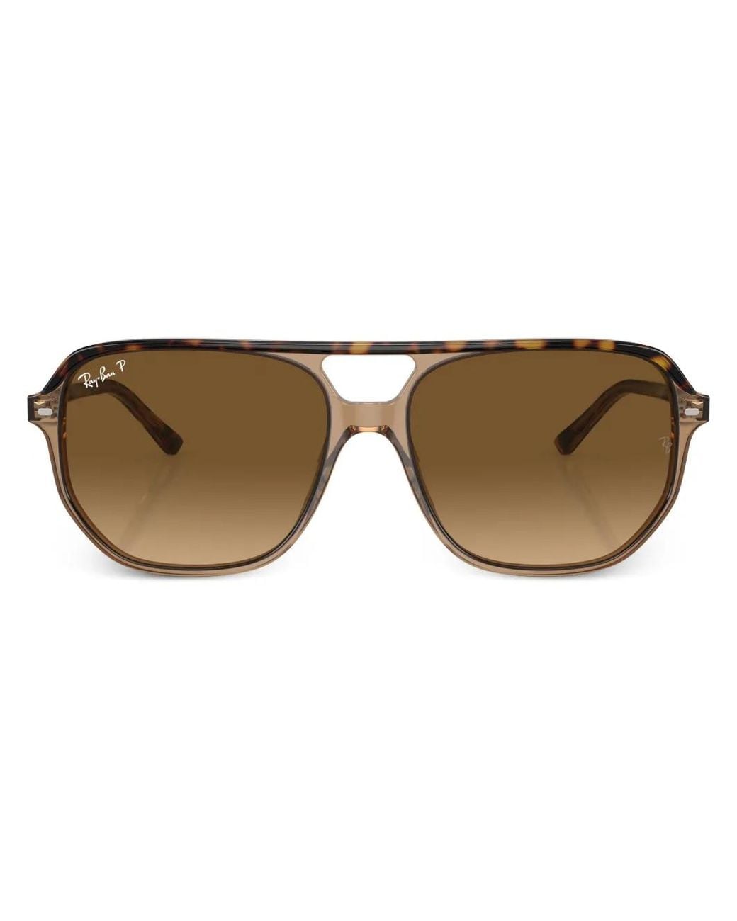 Ray-Ban Brown Bill Oversize-Frame Sunglasses