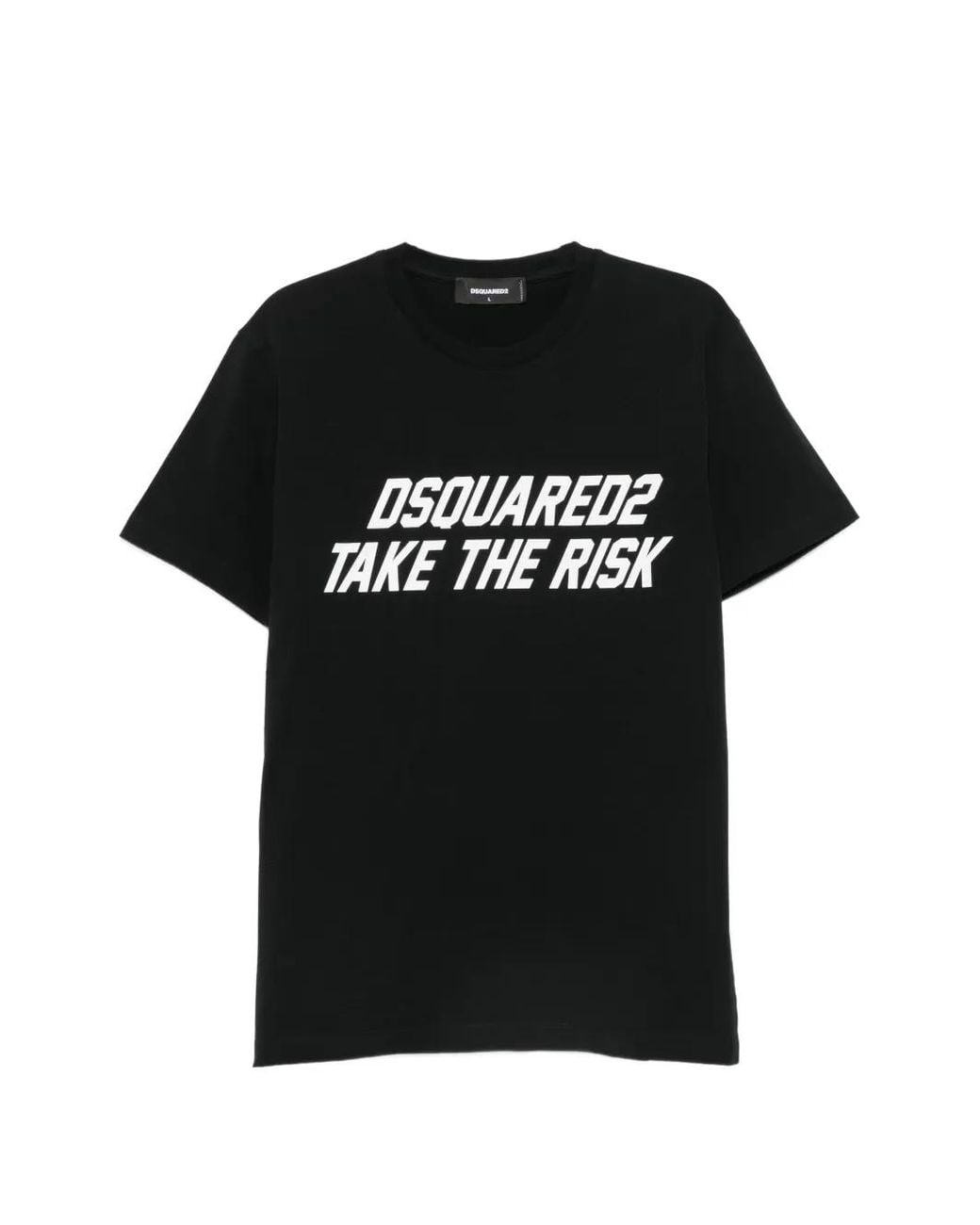 DSquared² Black Take The Risk Cool Fit T-Shirt for men