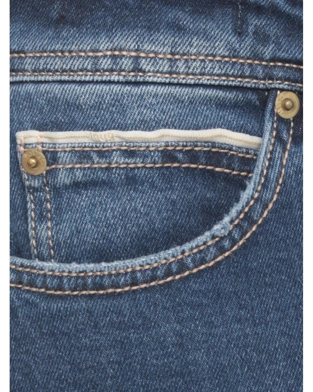 Briglia 1949 Blue Topstitched Jeans for men