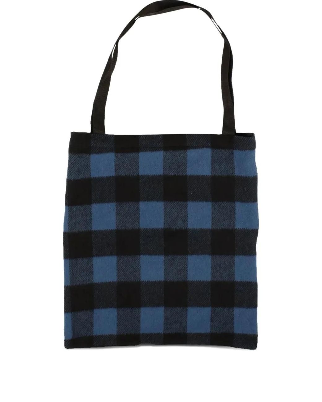 424 Blue On Fairfax Checked Tote Bag for men