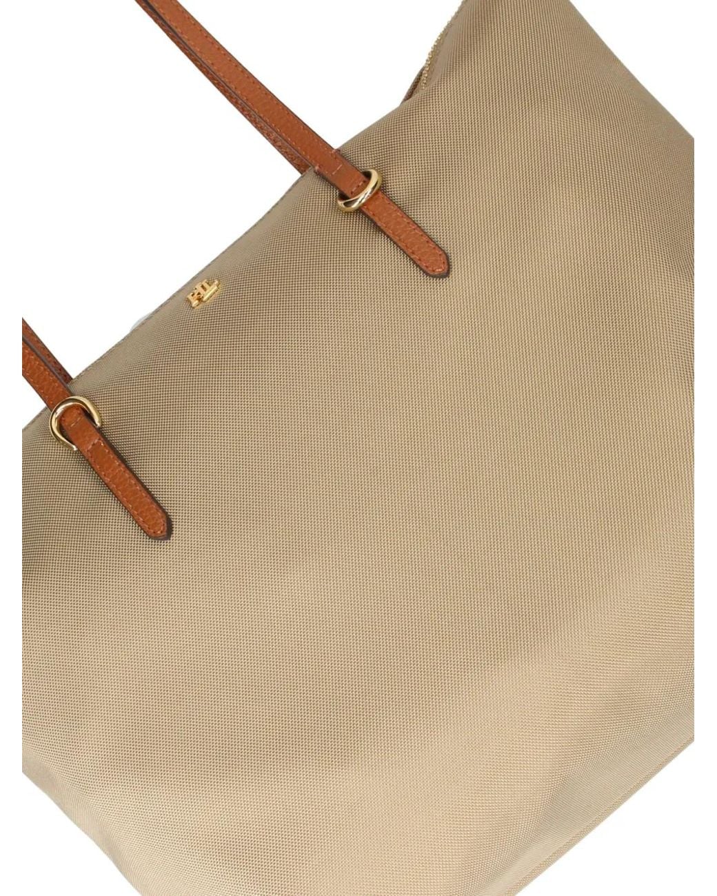 Ralph Lauren White Keaton Tote Bag