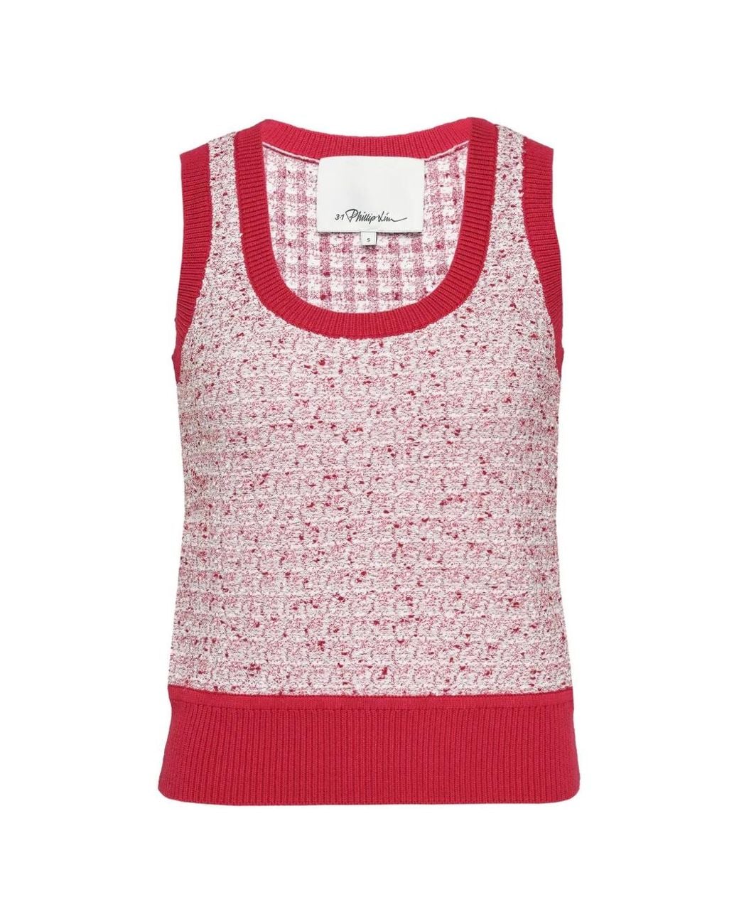 3.1 Phillip Lim Pink Knitted Sleeveless Sweater
