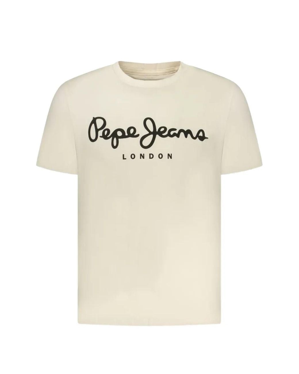 Pepe Jeans Natural Logo-Print T-Shirt for men