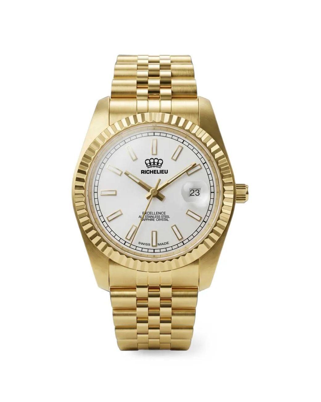 Richelieu Swiss Metallic Excellence 41Mm Watch for men