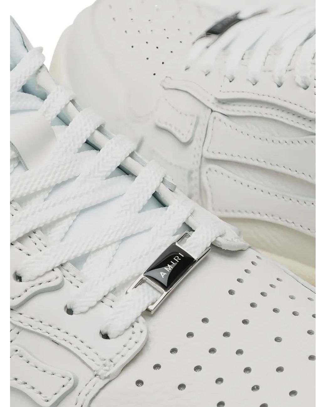 Amiri Skel Sneakers Aus Leder in White für Herren