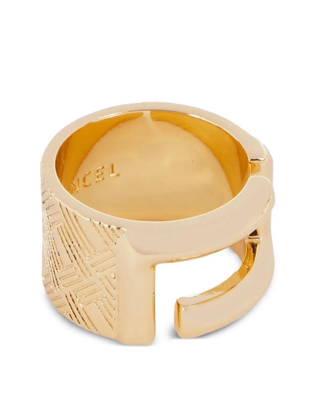 Lancel Metallic Scarf Attach Ring