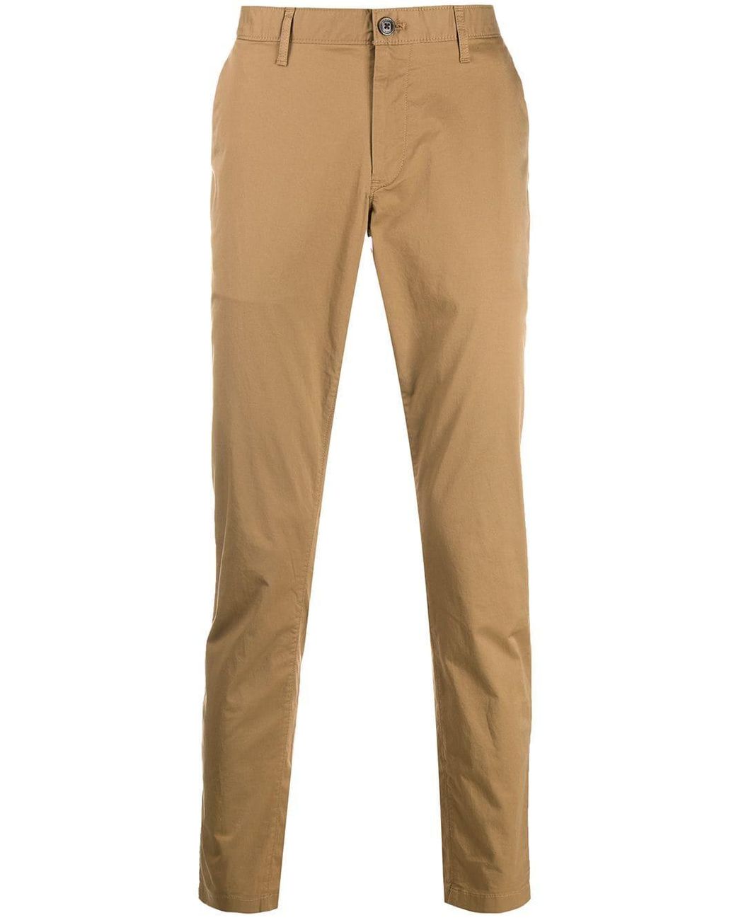 Michael Kors Synthetic Straight-leg Trousers in Brown for Men - Lyst