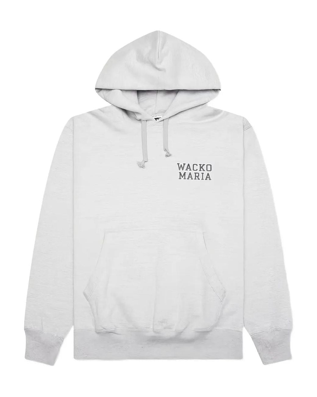 Wacko Maria Gray Logo-Print Pullover Hoodie for men