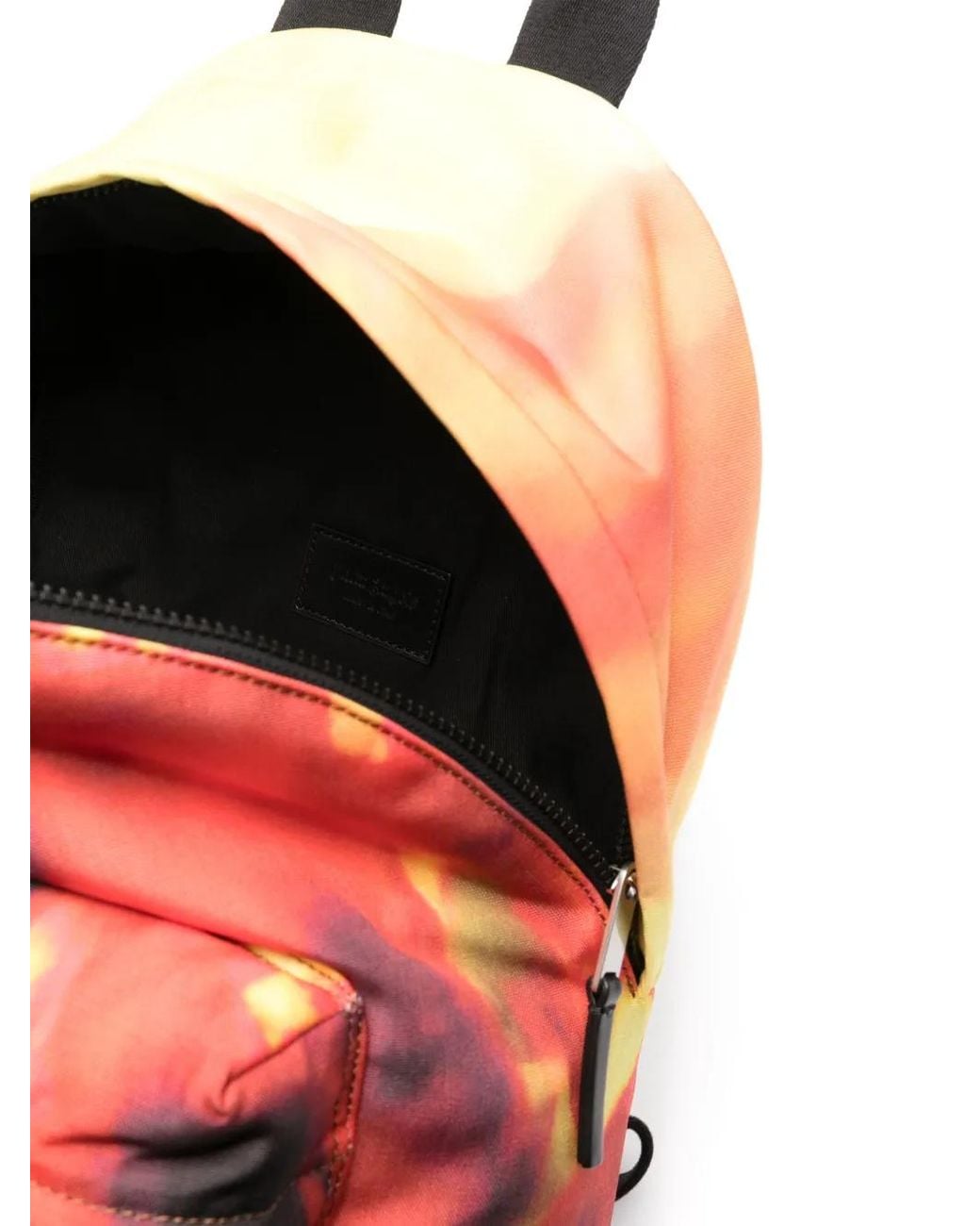 Palm Angels On Fire-Print Logo-Embroidered Backpack for men