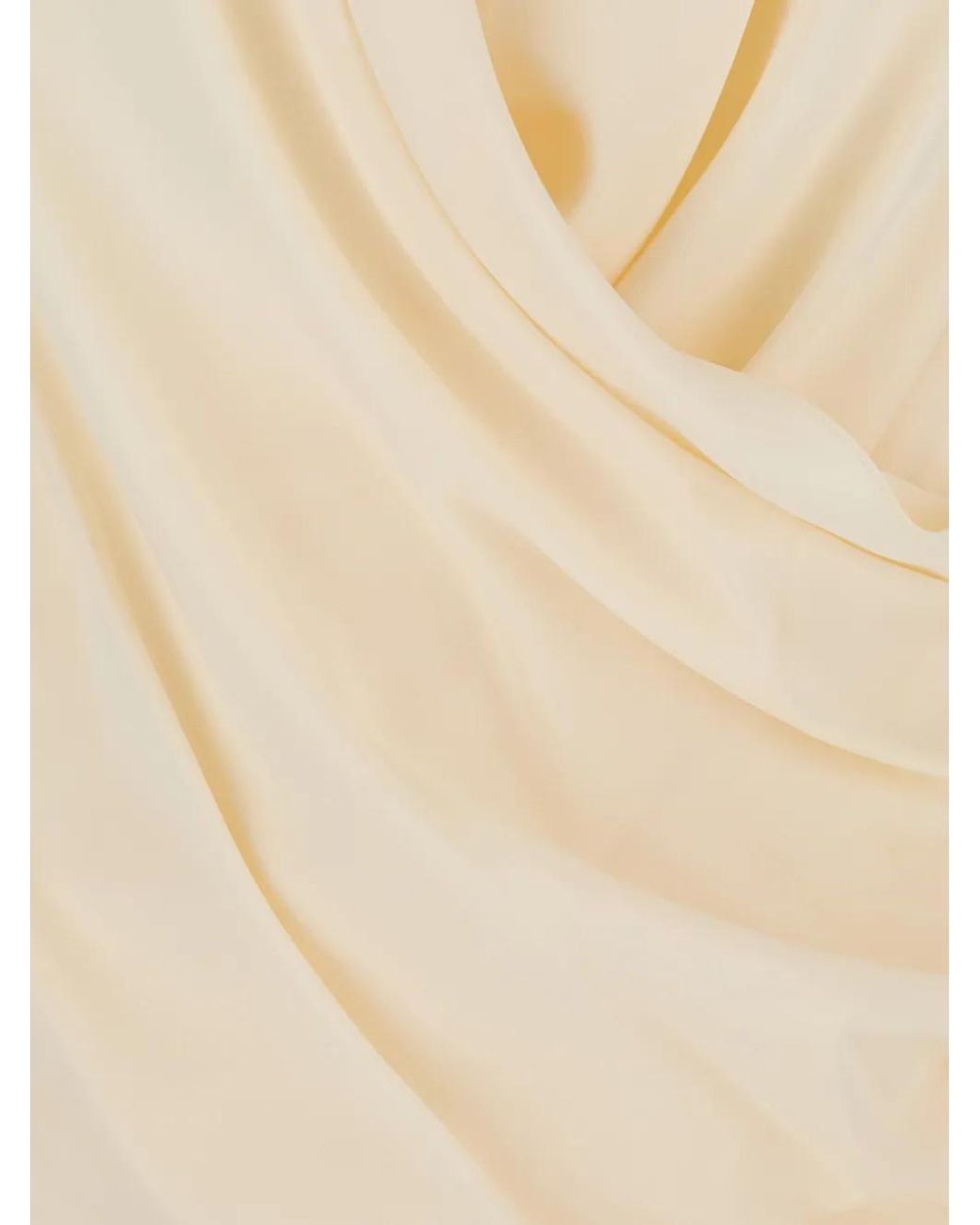 Jucca White Draped Blouse