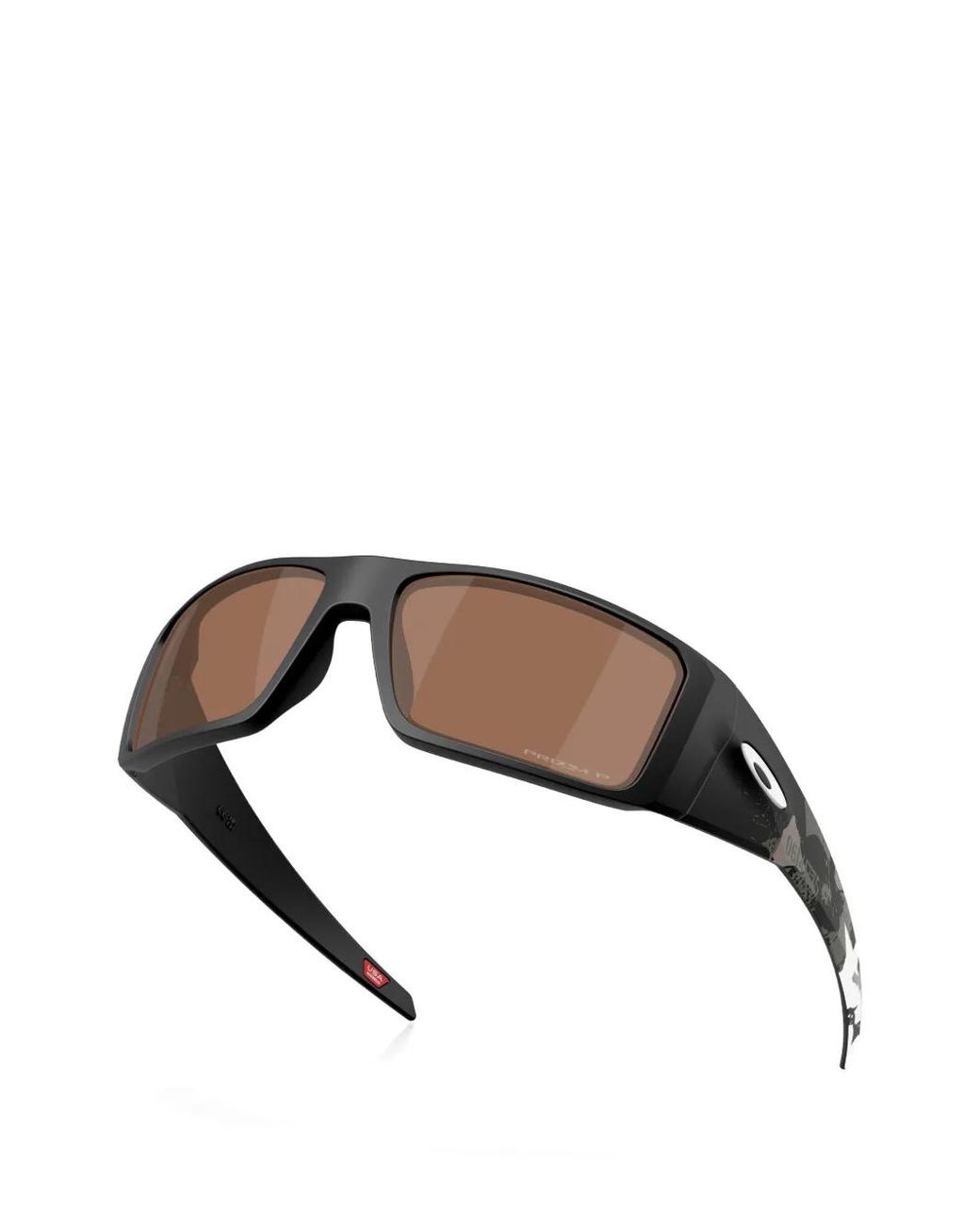 Oakley Black Heliostat Prizm Rectangle-Frame Sunglasses for men