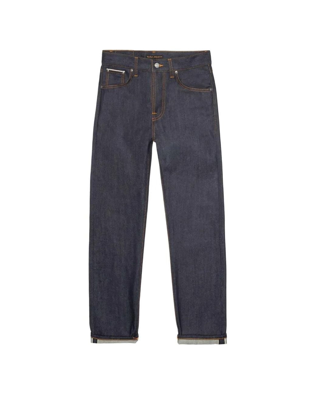 Nudie Jeans Blue Steady Eddie Ii Selvage Jeans for men