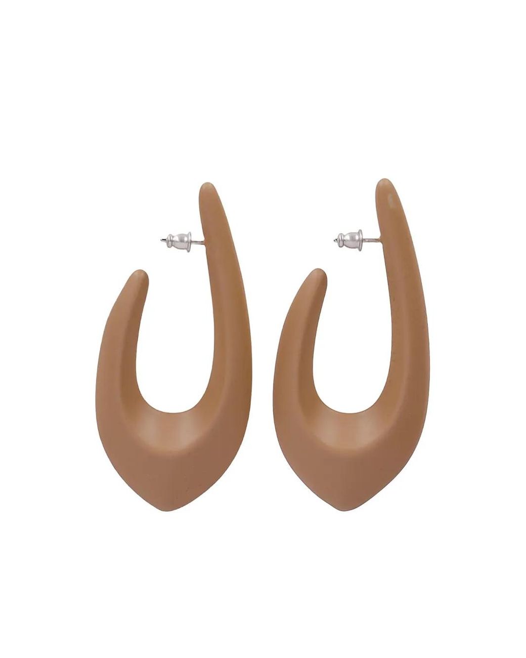 Panconesi White Spada Drop Earrings